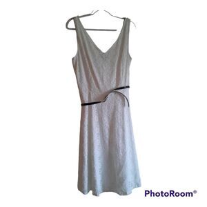 Connected Apperal Sleeveless Fit & Flare Lace Dress